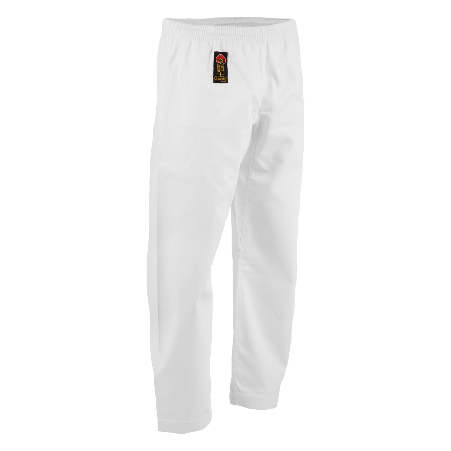 ProForce® Gladiator Karate Pants (Elastic Drawstring) 8 oz. 55/45 Blend Black #3