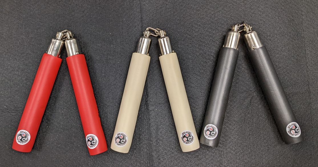 Nunchucks (Rubber w/chain)  Adult & Child size training weapons